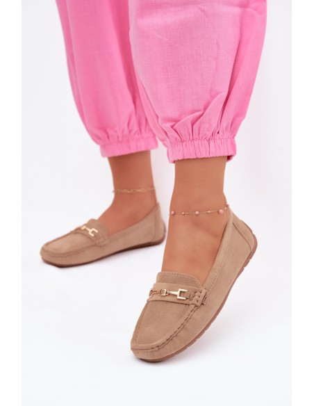 Women's Classic Suede Loafers Khaki Corinell
