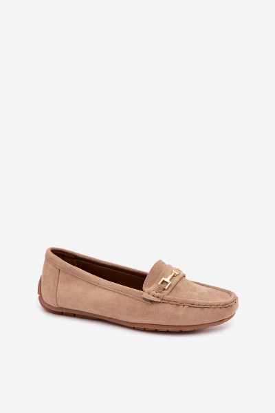 Women's Classic Suede Loafers Khaki Corinell 2