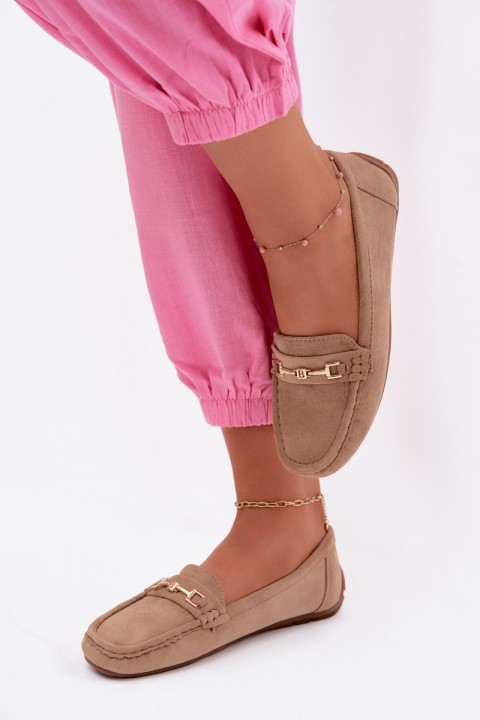 Women's Classic Suede Loafers Khaki Corinell