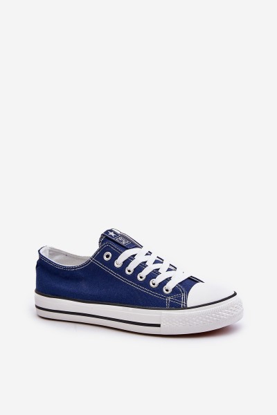 Women's Classic Sneakers Navy Blue Ecoma 2