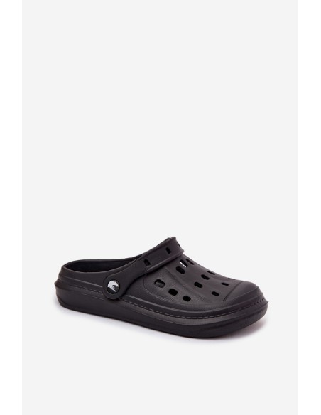 Women's Foam Clogs Black Cobble