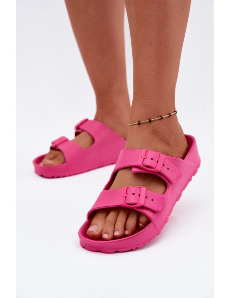 Women's Foam Slippers With Straps Calico