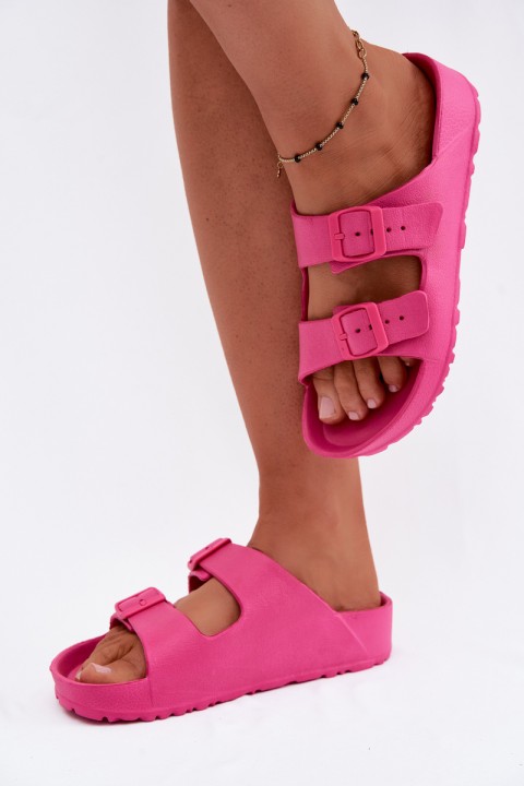 Women's Foam Slippers With Straps Calico
