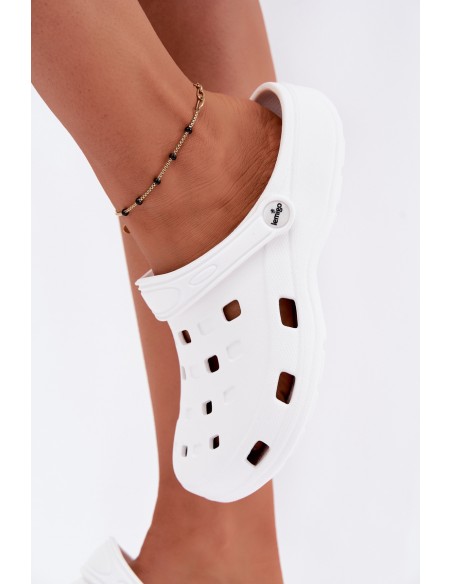Women's Foam Slides LEMIGO 806 White