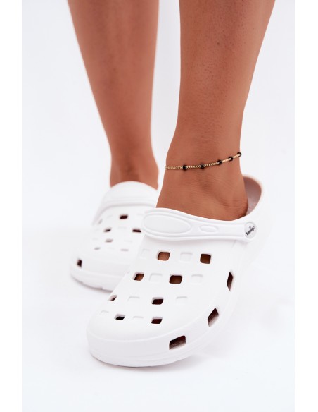 Women's Foam Slides LEMIGO 806 White