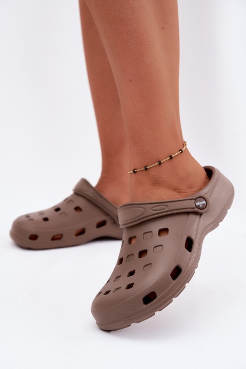 Women's Foam Slides Lemigo 806 Brown