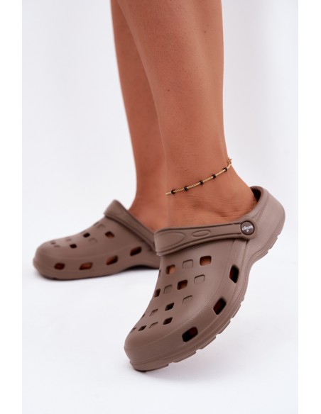 Women's Foam Slides Lemigo 806 Brown