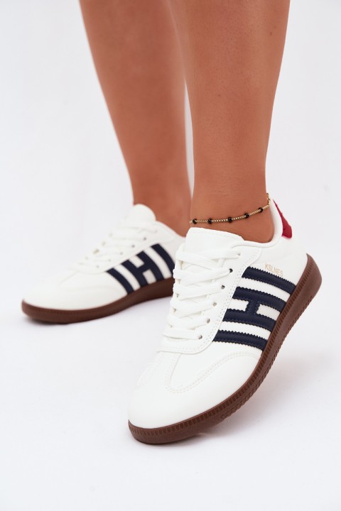 Women's Sneakers With Straps White Chrissy