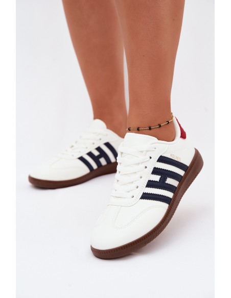 Women's Sneakers With Straps White Chrissy