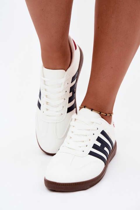 Women's Sneakers With Straps White Chrissy
