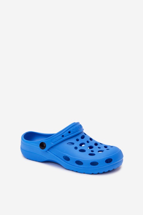 Women's Navy Blue Foam Clog Slides Parker