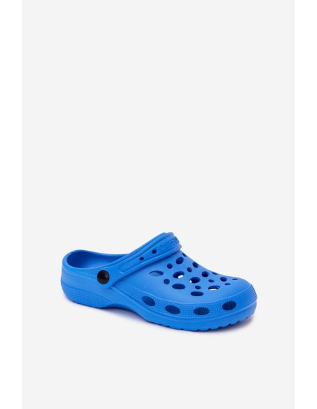 Women's Navy Blue Foam Clog Slides Parker
