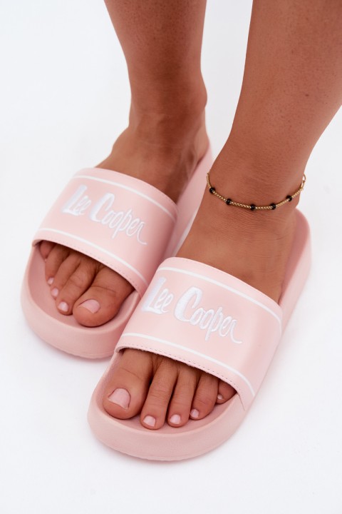 Women's Platform Slide Sandals Lee Cooper LCW-25-42-3532L Pink