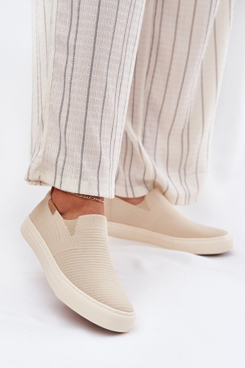Women's Slip-On Sneakers Big Star RR274721 Beige