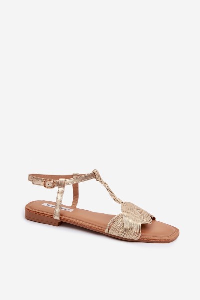 Women's Flat Yellow Sandals Nexora 2