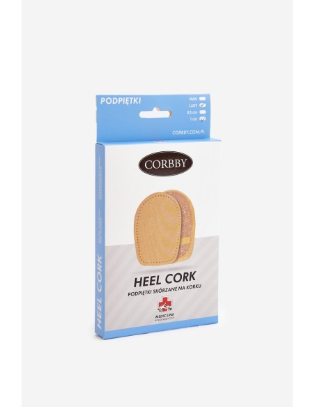 CORBBY Leather Cork heel pads