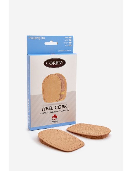 CORBBY Leather Cork heel pads