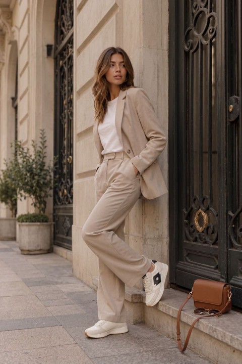 Women's Sneakers Lotto CALENTO Muted White