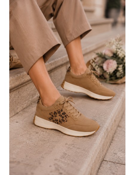 Women's Sneakers LOTTO 2401931U CALENTO Brown Leopard Print