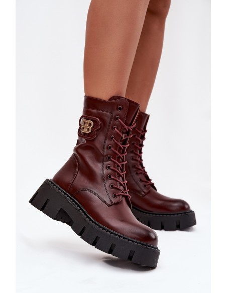 Insulated workery women's with ornament Bordeaux Melisse