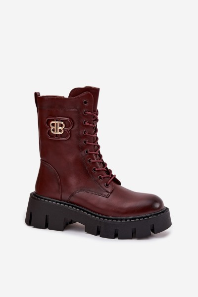 Insulated workery women's with ornament Bordeaux Melisse 2