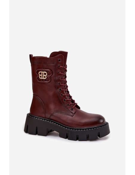 Insulated workery women's with ornament Bordeaux Melisse