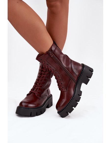 Insulated workery women's with ornament Bordeaux Melisse