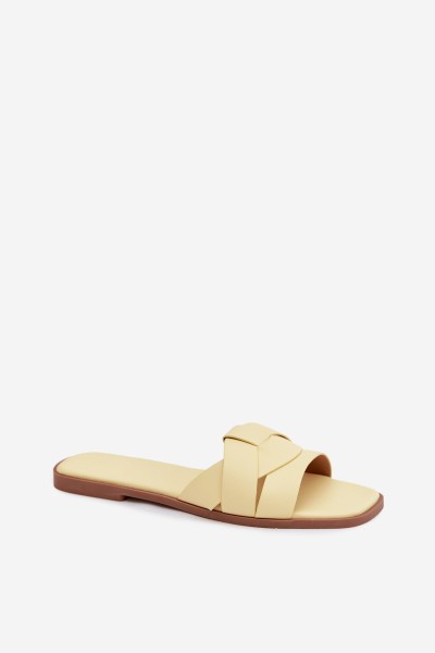 Women's Flat Yellow Strappy Sandals Marissae 2