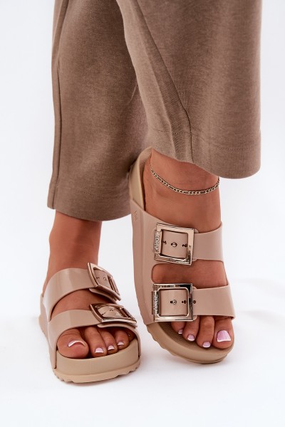 Women's Smooth Scented Slippers ZAXY Beige NN285092