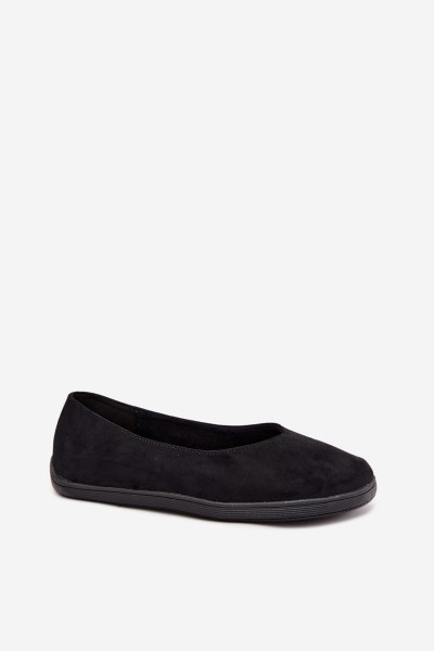 Women's Barefoot Black Ballerinas Hollin 2