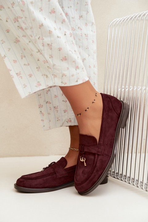 Women's Eco Suede Bordeaux Moccasins Raylie