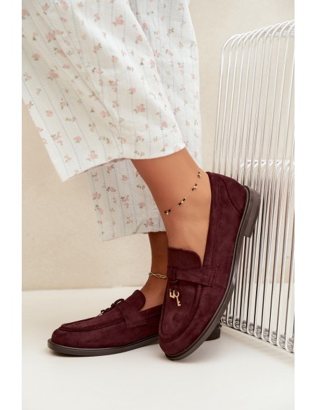 Women's Eco Suede Bordeaux Moccasins Raylie