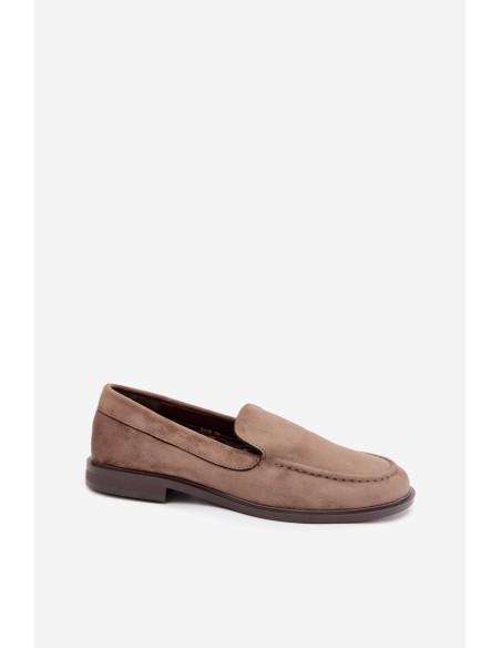 Women's Loafers from Eco Suede Taupe Laisie
