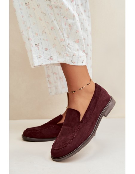 Women's Eco Suede Loafers Bordeaux Laisie
