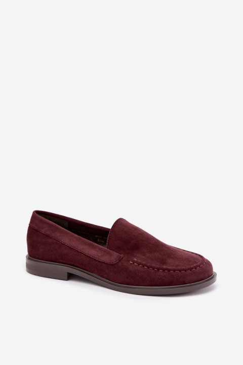 Women's Eco Suede Loafers Bordeaux Laisie