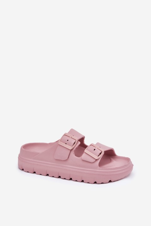 Women's Foam Platform Slippers Pink Melorea