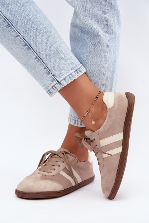Women's Barefoot Beige Sneakers Kessy