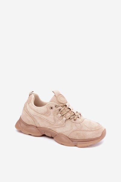 Women's Dark Beige Sneakers Shaley 2