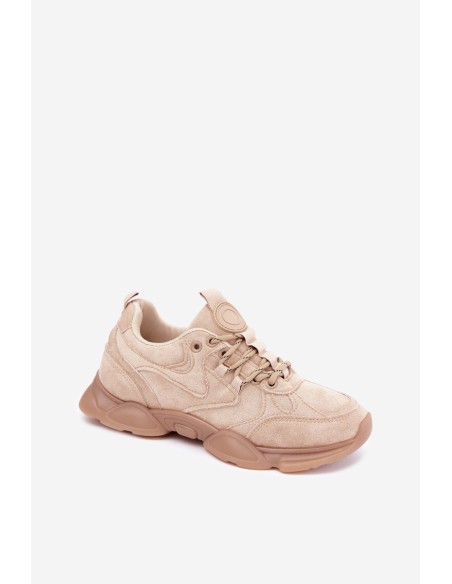Women's Dark Beige Sneakers Shaley