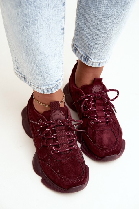 Women's Bordeaux Sneakers Shaley