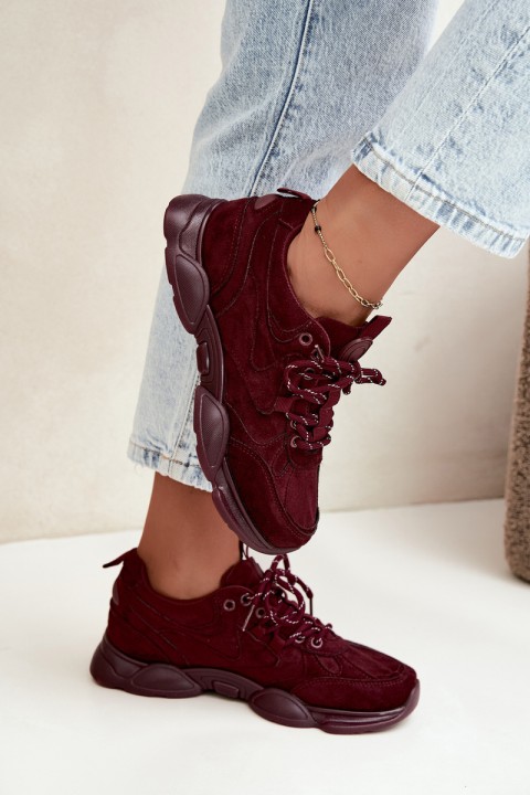 Women's Bordeaux Sneakers Shaley
