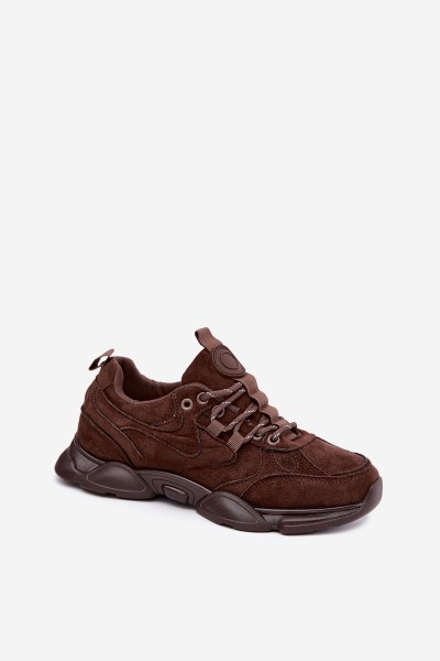 Women's Chocolate Brown Sneakers Shaley 2