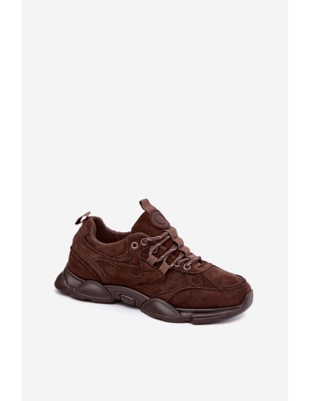 Women's Chocolate Brown Sneakers Shaley