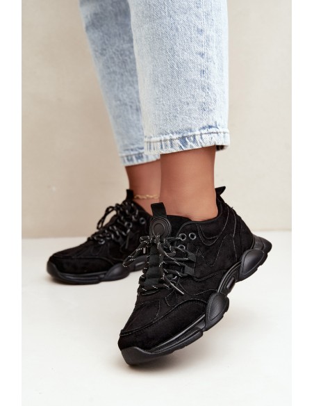 Women's Black Sneakers Shaley