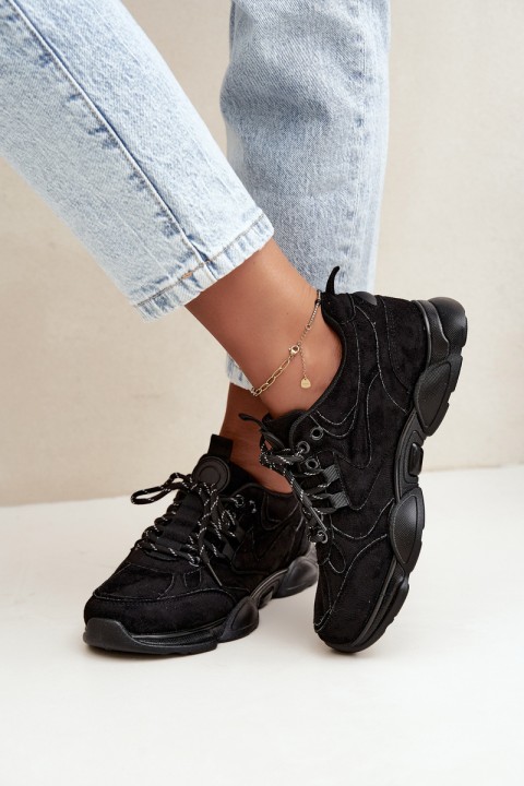 Women's Black Sneakers Shaley