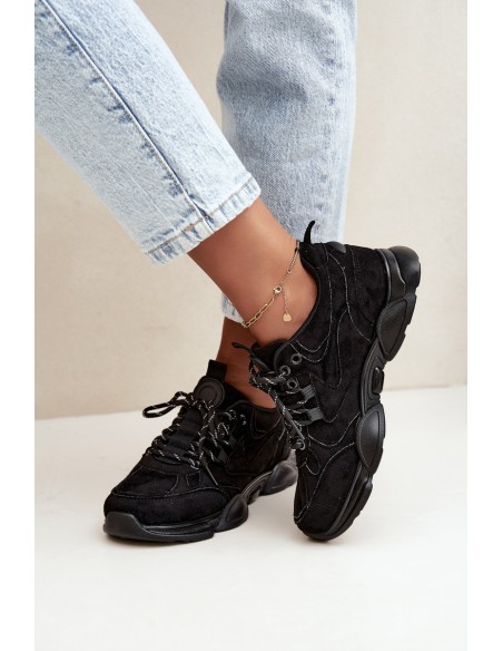 Women's Black Sneakers Shaley