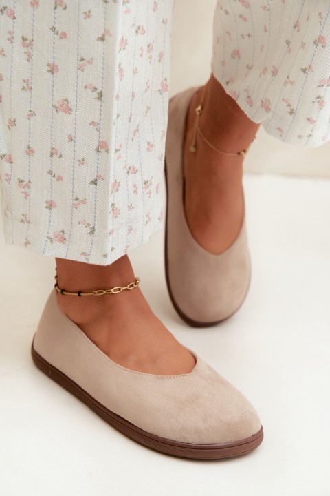 Women's Barefoot Beige Ballerinas Hollin