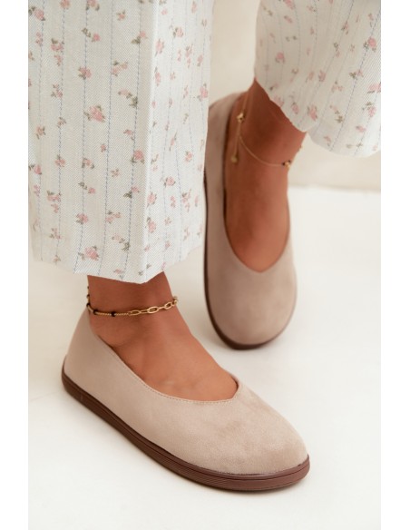 Women's Barefoot Beige Ballerinas Hollin