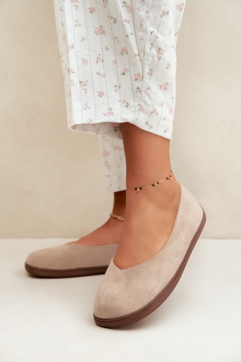 Women's Barefoot Beige Ballerinas Hollin