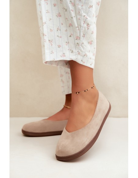 Women's Barefoot Beige Ballerinas Hollin